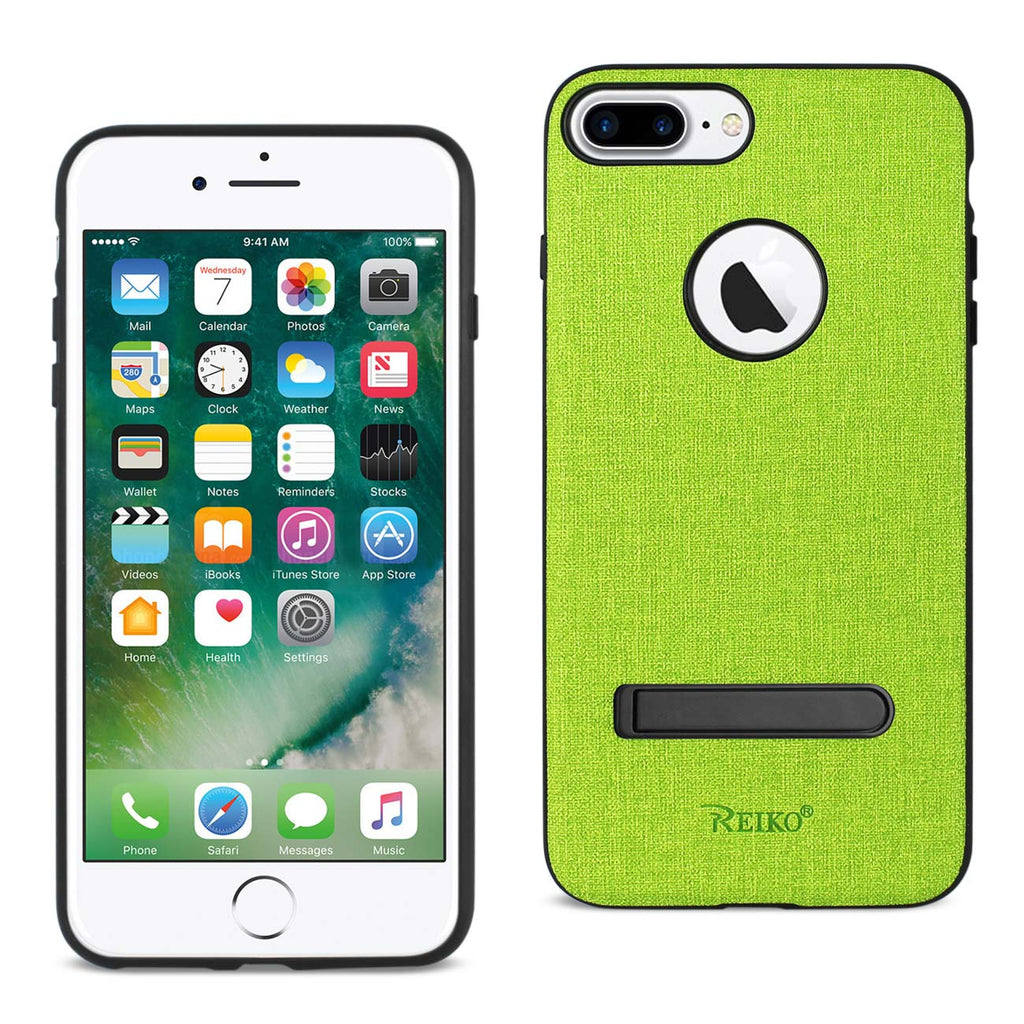 Reiko iPhone 8 Plus/ 7 Plus Rugged Texture TPU Protective Cover in Green | MaxStrata
