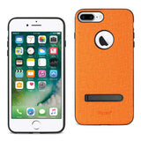 Reiko iPhone 7 Plus/ 8 Plus  Rugged Texture TPU Protective Cover in Orange | MaxStrata