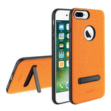 Reiko iPhone 7 Plus/ 8 Plus  Rugged Texture TPU Protective Cover in Orange | MaxStrata