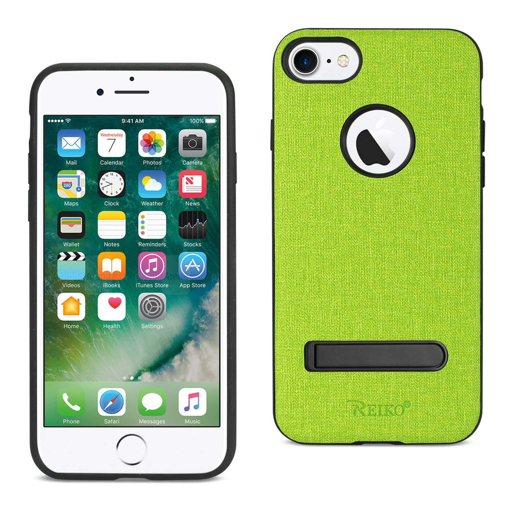 Reiko iPhone 7/8/SE2 Denim Texture TPU Protector Cover in Green | MaxStrata
