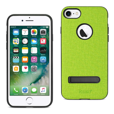 Reiko iPhone 7/8/SE2 Denim Texture TPU Protector Cover in Green | MaxStrata