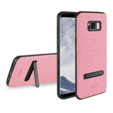Reiko Samsung Galaxy S8 Edge /S8+ /S8+/ S8 Plus Denim Texture TPU Protector Cover in Pink | MaxStrata