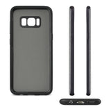 Reiko Samsung Galaxy S8/ SM Denim Texture TPU Protector Cover in Gray | MaxStrata