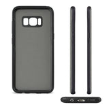 Reiko Samsung Galaxy S8/ SM Anti-Slip Texture Protective Cover with Card Slot in Gray | MaxStrata