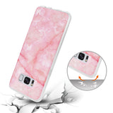 Reiko Samsung Galaxy S8 Edge /S8+ /S8+/ S8 Plus Streak Marble Cover in Pink | MaxStrata