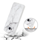 Reiko Samsung Galaxy S8/ SM Streak Marble Cover in White | MaxStrata