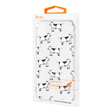 Reiko Apple iPhone X/iPhone XS Design Air Cushion Case with Cow Design in Clear | MaxStrata