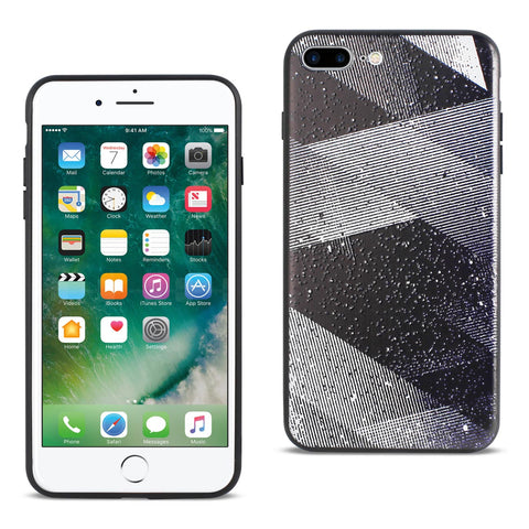 Reiko iPhone 8 Plus/ 7 Plus Design TPU Case with Shades of Oblique Stripes | MaxStrata