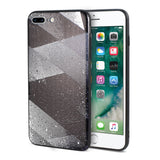 Reiko iPhone 8 Plus/ 7 Plus Design TPU Case with Shades of Oblique Stripes | MaxStrata