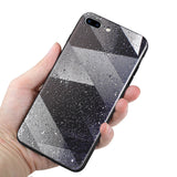 Reiko iPhone 8 Plus/ 7 Plus Design TPU Case with Shades of Oblique Stripes | MaxStrata