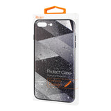 Reiko iPhone 8 Plus/ 7 Plus Design TPU Case with Shades of Oblique Stripes | MaxStrata