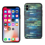 Reiko iPhone X/iPhone XS Embossed Wood Pattern Design TPU Case with Flowers | MaxStrata