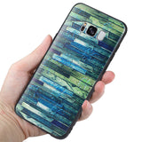 Reiko Samsung Galaxy S8 Edge /S8+/ S8 Plus Embossed Wood Pattern Design TPU Case with Flowers | MaxStrata