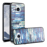 Reiko Samsung Galaxy S8 Embossed Wood Pattern Design TPU Case with Flowers | MaxStrata