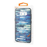 Reiko Samsung Galaxy S8 Embossed Wood Pattern Design TPU Case with Flowers | MaxStrata