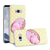 Reiko Samsung Galaxy S8 Edge /S8+/ S8 Plus TPU Design Case with  3D Soft Silicone Poke Squishy Piggy in Yellow | MaxStrata