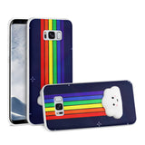Reiko Samsung Galaxy S8 Edge /S8+/ S8 Plus TPU Design Case with 3D Soft Silicone Poke Squishy Rainbow Cloud | MaxStrata