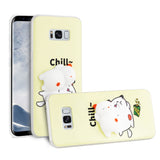 Reiko Samsung Galaxy S8 Edge /S8+/ S8 Plus TPU Design Case with 3D Soft Silicone Poke Squishy Sleeping Cat | MaxStrata