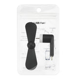 Reiko Mini Fan 2-in-1 for iPhone/ iPad & Android in Black | MaxStrata