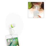 Reiko Mini Fan 2-in-1 for iPhone/ iPad & Android in White | MaxStrata