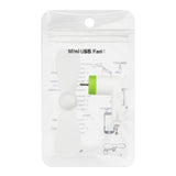 Reiko Mini Fan 2-in-1 for iPhone/ iPad & Android in White | MaxStrata