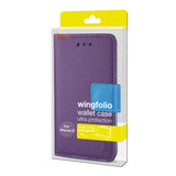 Reiko iPhone X/iPhone XS 3-in-1 Wallet Case in Purple | MaxStrata