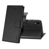 Reiko iPhone XR 3-in-1 Wallet Case in Black | MaxStrata