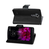 Reiko LG G Flex 2 3-in-1 Wallet Case in Black | MaxStrata