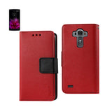 Reiko LG G Flex 2 3-in-1 Wallet Case in Red | MaxStrata