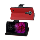 Reiko LG G Flex 2 3-in-1 Wallet Case in Red | MaxStrata