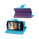 Reiko LG K3 3-in-1 Wallet Case in Purple | MaxStrata