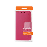 Reiko LG V10 3-in-1 Wallet Case in Hot Pink | MaxStrata