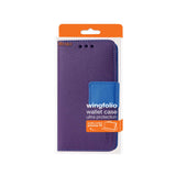 Reiko LG V10 3-in-1 Wallet Case in Purple | MaxStrata