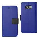 Reiko Samsung Galaxy S8 Edge /S8+ /S8+/ S8 Plus 3-in-1 Wallet Case in Navy | MaxStrata