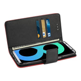 Reiko Samsung Galaxy S8 Edge /S8+ /S8+/ S8 Plus 3-in-1 Wallet Case in Red | MaxStrata