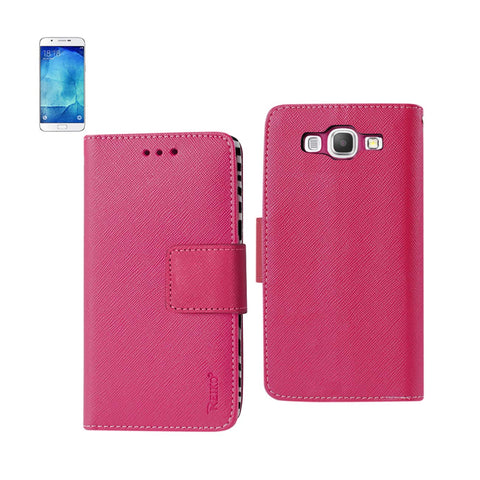 Reiko Samsung Galaxy A8 (2016) 3-in-1 Wallet Case in Pink | MaxStrata
