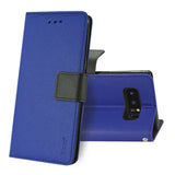 Reiko Samsung Galaxy Note 8 3-in-1 Wallet Case in Navy | MaxStrata