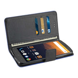 Reiko ZTE Max XL/ N9560 3-in-1 Wallet Case in Navy | MaxStrata