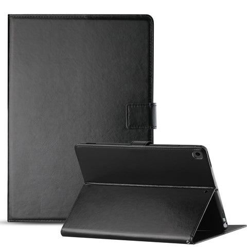 Reiko Leather Folio Cover Protective Case for 10.2" iPad 8 2020 or iPad 7 2019 in Back | MaxStrata