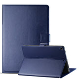 Reiko Leather Folio Cover Protective Case for 10.2" iPad 8 2020 or iPad 7 2019 in Navy | MaxStrata