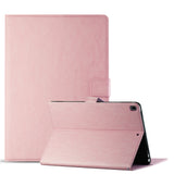 Reiko Leather Folio Cover Protective Case for 10.2" iPad 8 2020 or iPad 7 2019 in Pink | MaxStrata