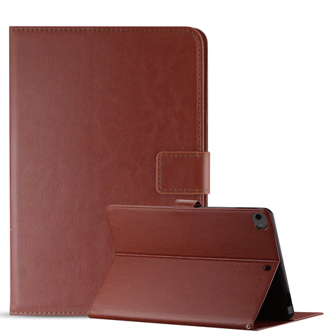 Reiko Leather Folio Cover Protective Case for 8" iPad Mini 4/5/6 in Brown | MaxStrata