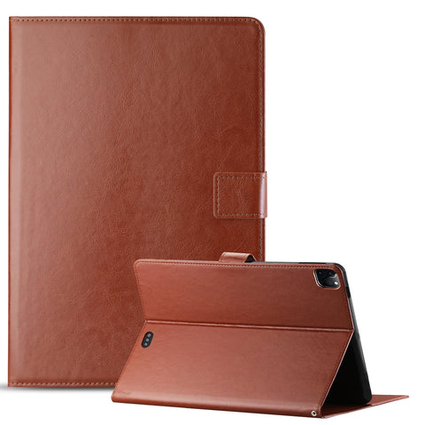 Reiko Leather Folio Cover Protective Case for 12.9" iPad Pro in Brown | MaxStrata