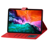 Reiko Leather Folio Cover Protective Case for 12.9" iPad Pro in Red | MaxStrata