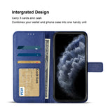 Reiko Apple iPhone 11 Pro Max 3-in-1 Wallet Case in Blue | MaxStrata