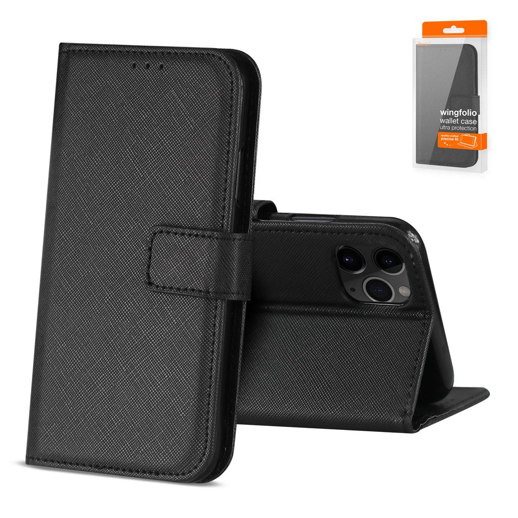 Reiko Apple iPhone 11 Pro 3-in-1 Wallet Case in Black | MaxStrata