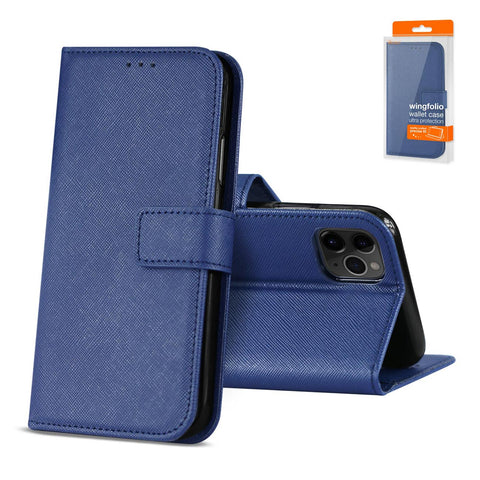 Reiko Apple iPhone 11 Pro 3-in-1 Wallet Case in Blue