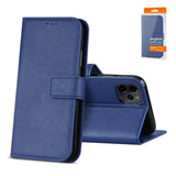 Reiko Apple iPhone 11 Pro 3-in-1 Wallet Case in Blue | MaxStrata