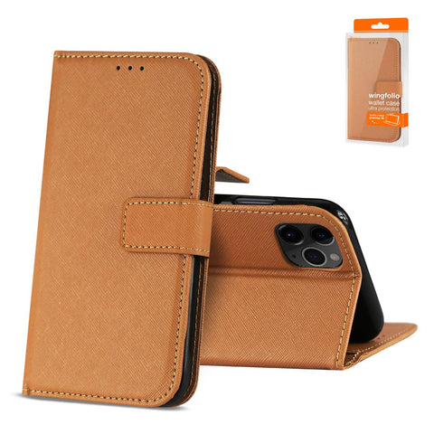 Reiko Apple iPhone 11 Pro 3-in-1 Wallet Case in Brown | MaxStrata