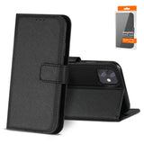 Reiko Slim Stand Case with Card Holder Slots Apple iPhone 12 Mini in Black